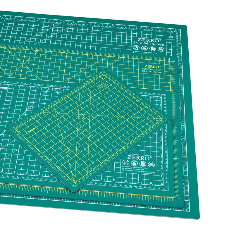 ZERRO Self Healing Cutting Mat 24" x 36", Professional Double Sided Durable Non-Slip Rotary Mat for Scrapbooking, Fabric, Quilting, Sewing-3mm Thick (A1) - Image 5